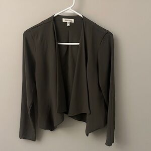Women’s Black Drape Jacket